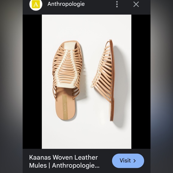 Anthropologie woman’s sandal slides size 8 M - Picture 1 of 3